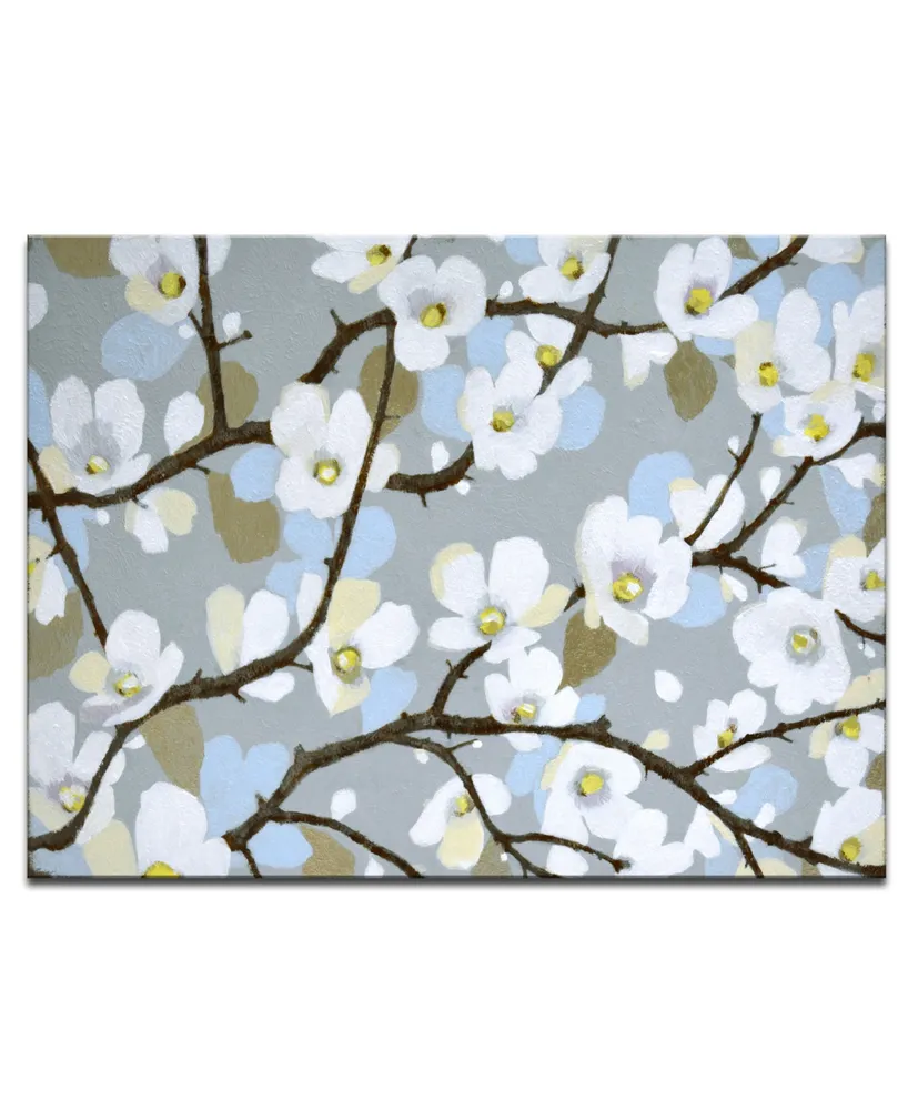 Ready2HangArt, 'Dogwood Meadow' Floral Canvas Wall Art