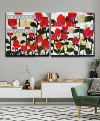 Ready2hangart Meadow I Ii 2 Piece Floral Canvas Wall Art Set Collection