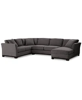 Elliot Ii 138" Fabric 3-Piece Chaise Sleeper Sectional, Created for Macy's