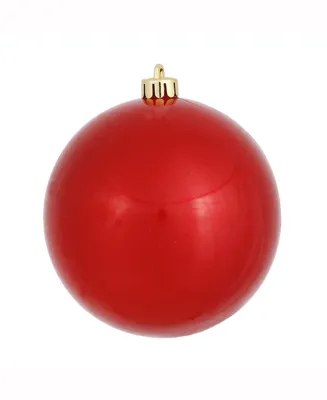 Vickerman 12" Red Candy Ball Christmas Ornament