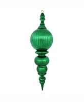 Vickerman 28" Green Shiny Finial Christmas Ornament