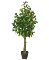 Vickerman 51" Artificial Real Touch Orange Tree