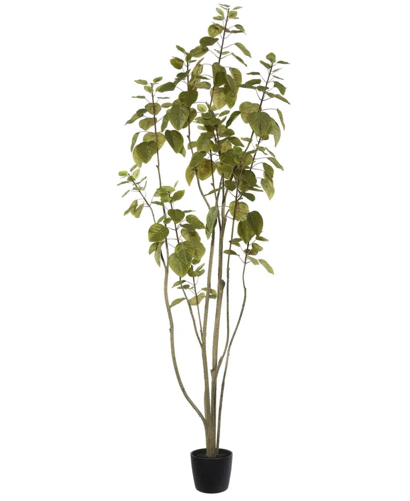 Vickerman 6' Artificial Potted Cotinus Coggygria Tree