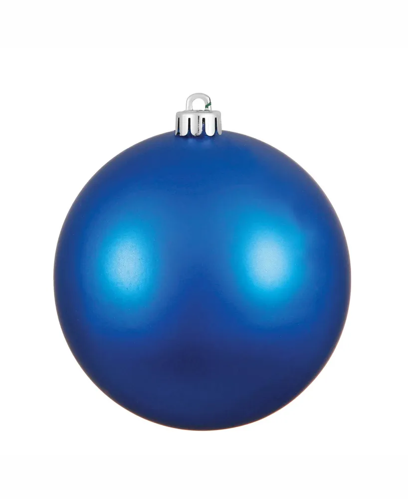 Vickerman 12" Blue Matte Ball Christmas Ornament