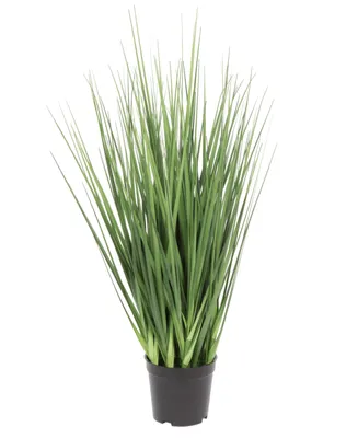 Vickerman 24" Artificial Potted Extra Full Green Grass