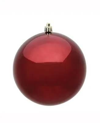 Vickerman 8" Shiny Uv Treated Ball Christmas Ornament