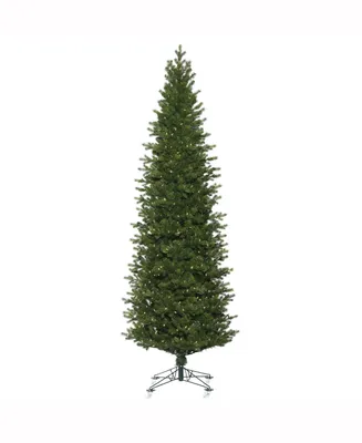 7.5' X 38" Eagle Frasier Slim Artificial Christmas Tree Features 2222 Pe/Pvc Tips