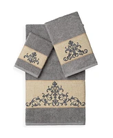 Linum Home Scarlet 3-Pc. Embellished Towel Set