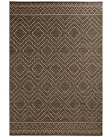 Closeout! Trisha Yearwood Home Sidra Border Indoor/Outdoor 6'7" x 9'6" Area Rug