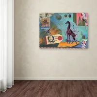 Nick Bantock 'Giraffe' Canvas Art - 18" x 24"