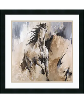 Amanti Art Frison Horse Framed Art Print