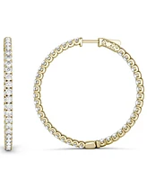 Moissanite Hoop Earrings (5/8 ct. t.w. Diamond Equivalent) in 14k Gold or White Gold