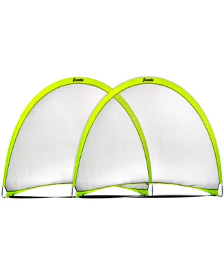 Franklin Sports Pop-Up Dome Shaped Goals-6' X 4' (2 Pack)