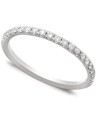 Diamond Pave Band (1/4 ct. t.w.) 14k White or Yellow Gold