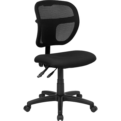 Mid-Back Black Mesh Swivel Task Chair