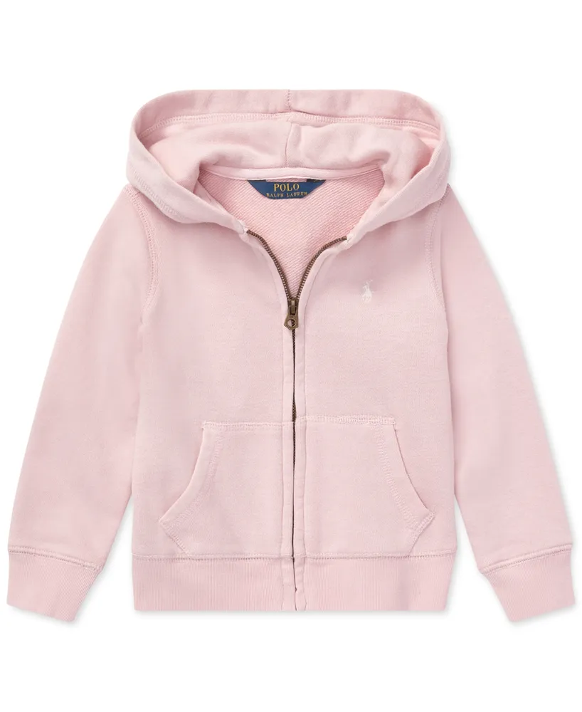 Toddler and Little Girls French Terry Full-Zip Hoodie