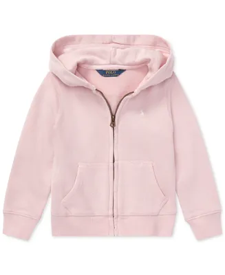 Toddler and Little Girls French Terry Full-Zip Hoodie