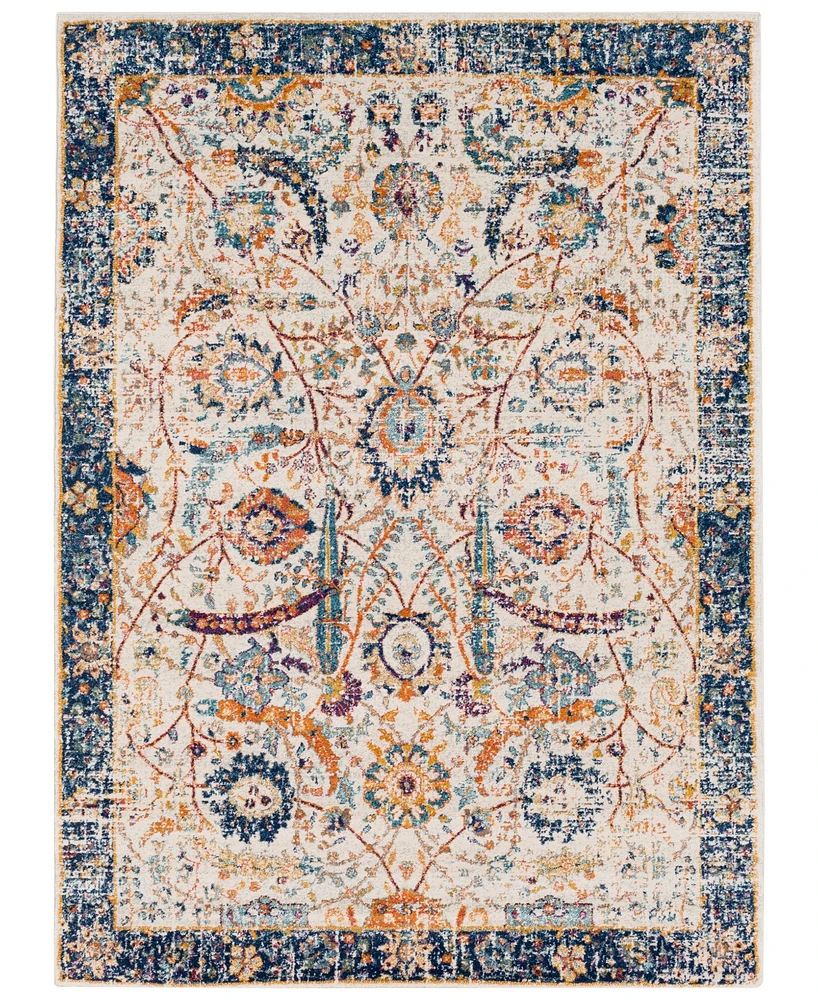 Livabliss Harput Hap-1014 Dark Blue 3'11" x 5'7" Area Rug