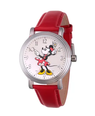 Disney Minnie Mouse Women's Silver Vintage Alloy Watch