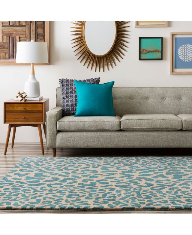 Livabliss Athena Ath-5120 Dark Green 6' x 9' Area Rug