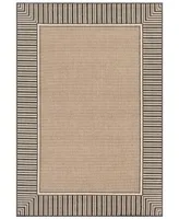 Livabliss Alfresco Alf-9684 Camel 5'3" x 7'6" Area Rug, Indoor/Outdoor