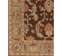 Livabliss Caesar Cae-1009 Dark Brown 6' x 9' Area Rug