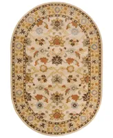 Livabliss Caesar Cae-1010 Khaki 8' x 10' Oval Area Rug