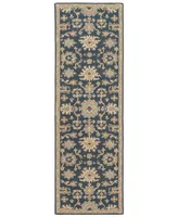 Livabliss Caesar Cae-1154 Navy 2'6" x 8' Runner Area Rug