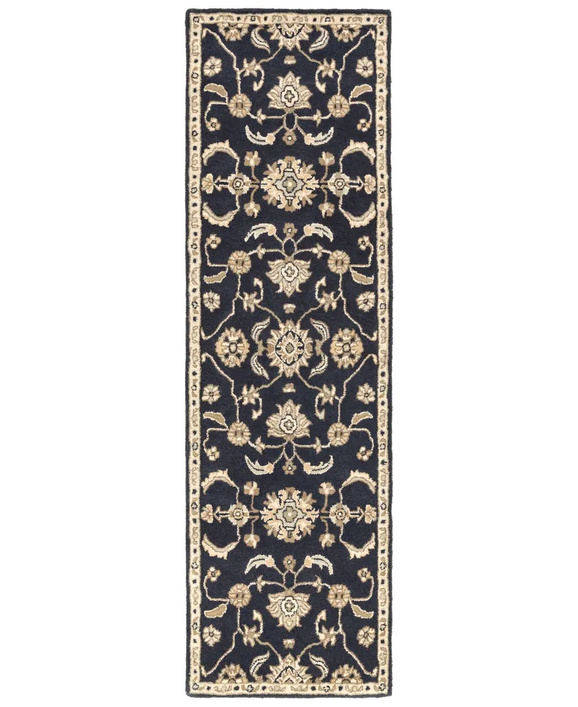 Livabliss Caesar Cae-1164 Ink 2'6" x 8' Runner Area Rug