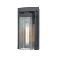 Overton 1 Outdoor Sconce Matte Black