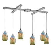 Geologic 1 Light Pendant in Satin Nickel