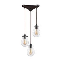 Jaelyn 3 Light Pendant in Oil Rubbed Bronze