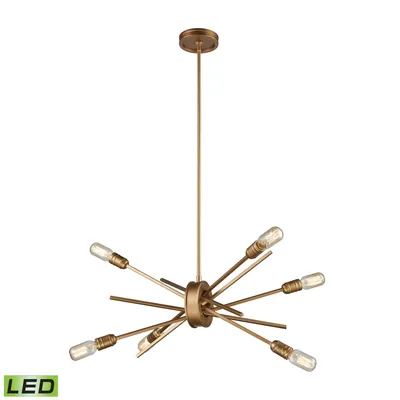 Xenia Light Chandelier in Matte Gold