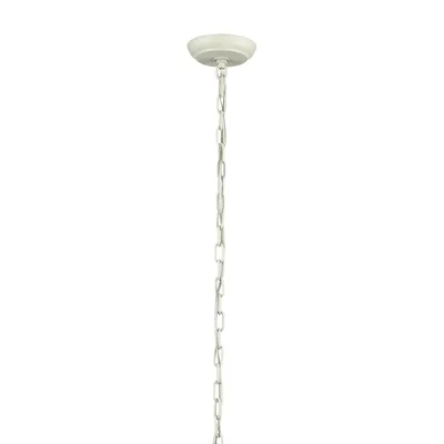 D Heritage 3-Light Chandelier in A Cream Finish