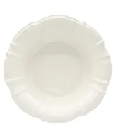Euro Ceramica Chloe White Salad Bowl
