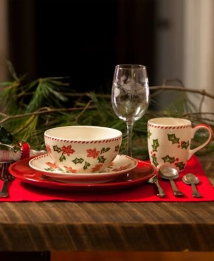 Euro Ceramica Natal Dinnerware Collection