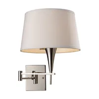 D Swingarm 1-light Sconce in Polished Chrome