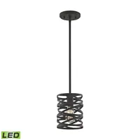 Vorticy 1 Light Pendant in Oil Rubbed Bronze