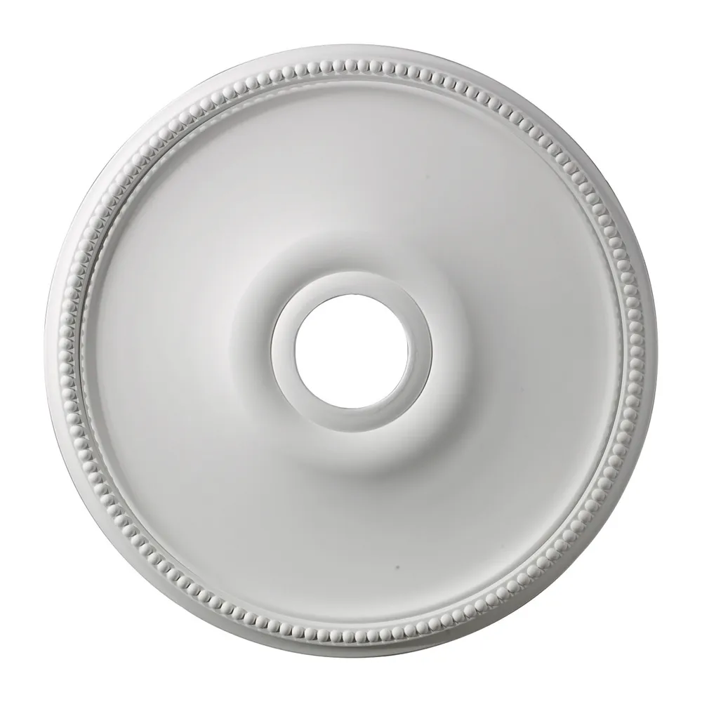 Brittany Medallion 19" In White Finish