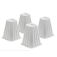 Honey Can Do 8" Square Bed Risers, Set of 4