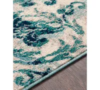 Surya Rugs Paramount Par-1102 Teal 2'2" x 7'6" Runner Area Rug