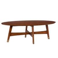 Cardewell Oval Midcentury Modern Coffee Table