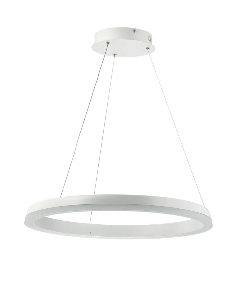 Jonathan Y Baxter Integrated Led Metal Hoop Pendant