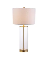 Jonathan Y Collins Glass Led Table Lamp