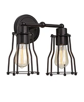 Jonathan Y Evelyn 2-Light Metal Vanity Light