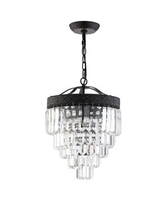 Jonathan Y Wyatt 2-Light Crystal Led Chandelier