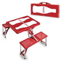 Oniva by Picnic Time Coca-Cola Picnic Table Portable Folding Table with Seats