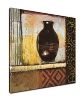 Ready2HangArt 'Ancient Vase Iv' Abstract Canvas Wall Art, 12x12"