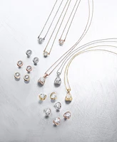 Bezel-Set Diamond Pendant Necklace (1/5 ct. t.w.) 14K Gold or White