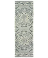 Oriental Weavers Craft 93001 Ash/Ivory 2'6" x 8' Runner Area Rug